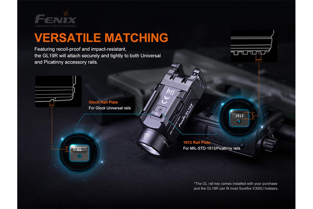 Fenix GL19R Rechargeable Tactical Light - Discontinued