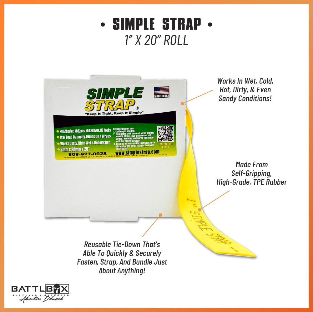 Simple Strap 1”x20’ Roll