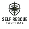 Logo of Self Rescue Tactical with a compass design on a white background