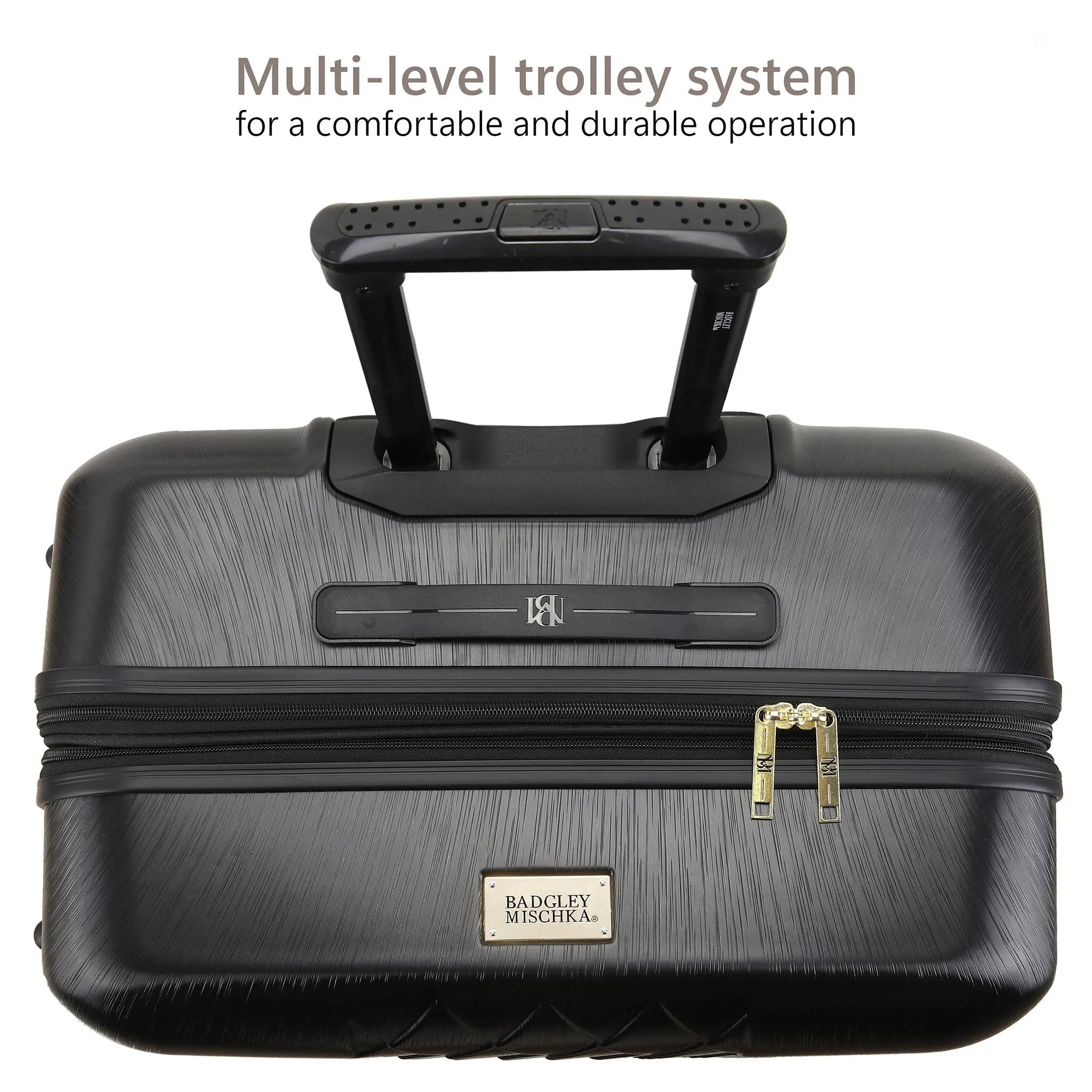 Diamond 3 Piece Expandable Chic Luggage Set