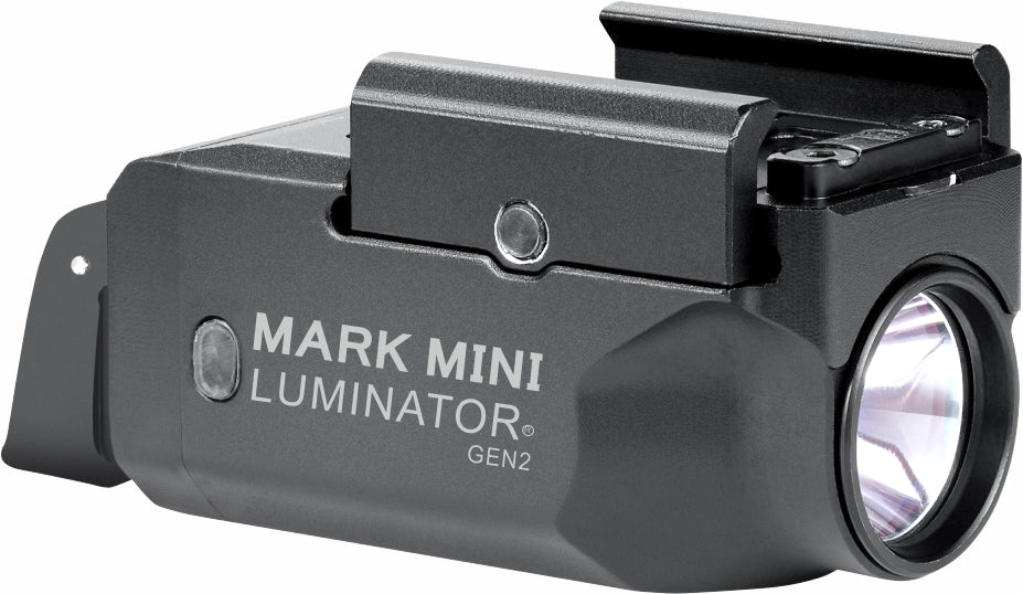 Mark Mini Pistol Light w/  NFA Tritium Night Sights w/ Orange Inserts. For Glock, Walther PDP and Ruger RMX.