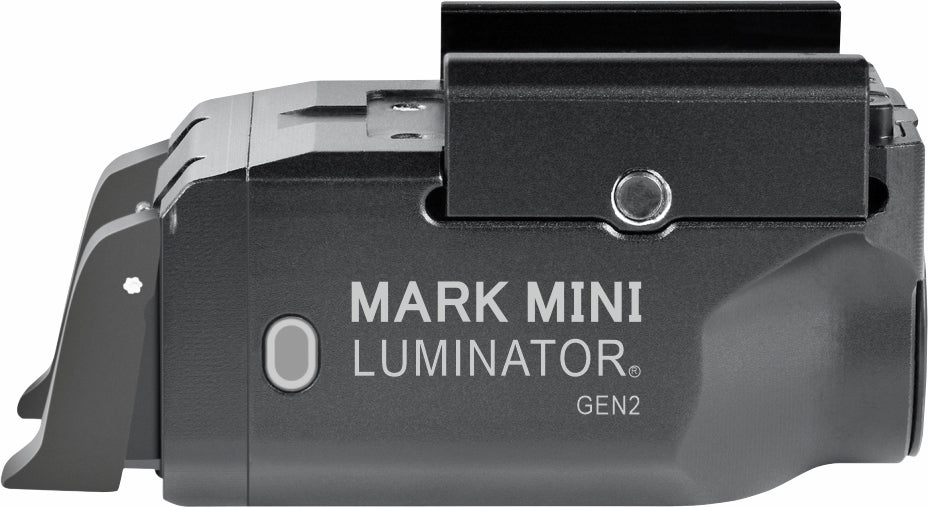 Mark Mini Pistol Light w/ NFA Tritium Night Sights Bundle w/ White Inserts. For Glock, Walther PDP and Ruger RMX.