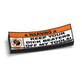 Dick Beaters Warning Decal - Tools
