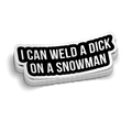 Weld A Snowman Hard Hat Decal