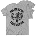Come Get'em - Heather Gray T-Shirt