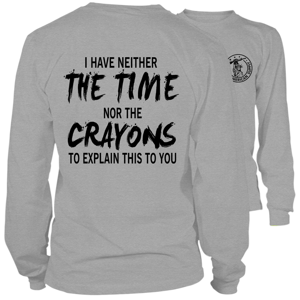 Crayons - Long Sleeve Hi-Vis Safety Yellow Shirt