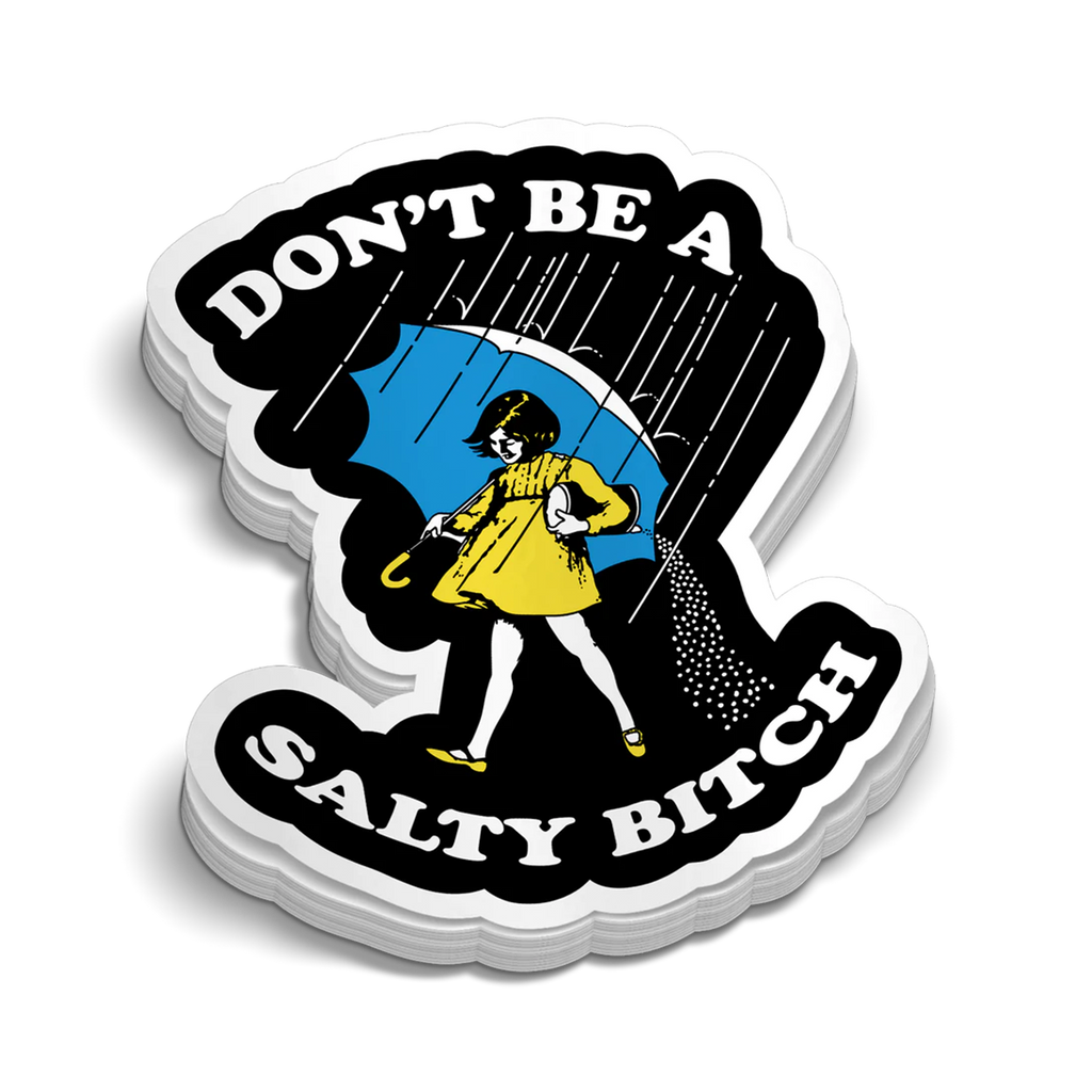 Salty Bitch Hard Hat Decal