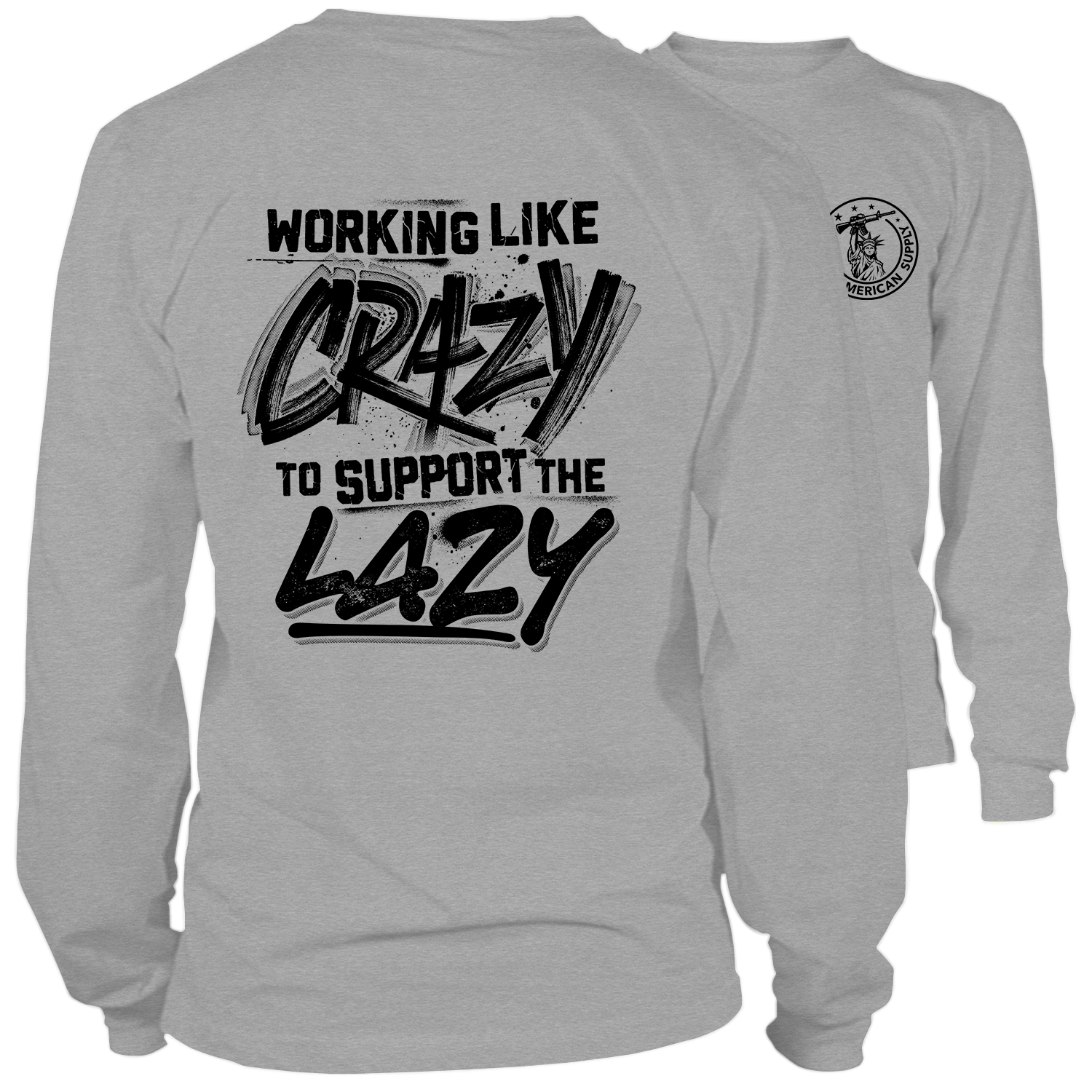 Crazy - Long Sleeve Hi-Vis T-Shirt