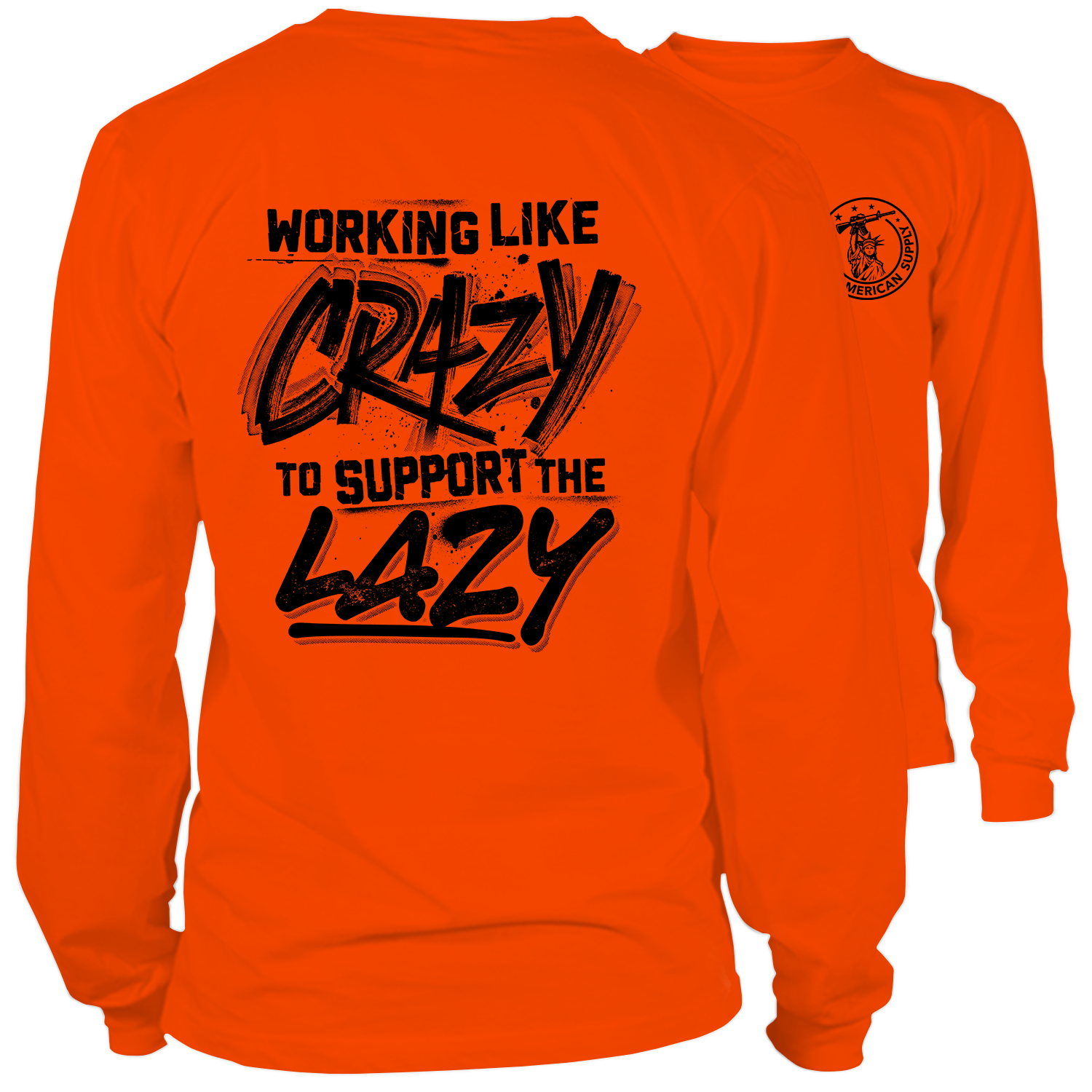 Crazy - Long Sleeve Hi-Vis T-Shirt