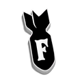 F - Bomb Hard Hat Decal