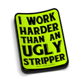 Work Harder Hard Hat Decal