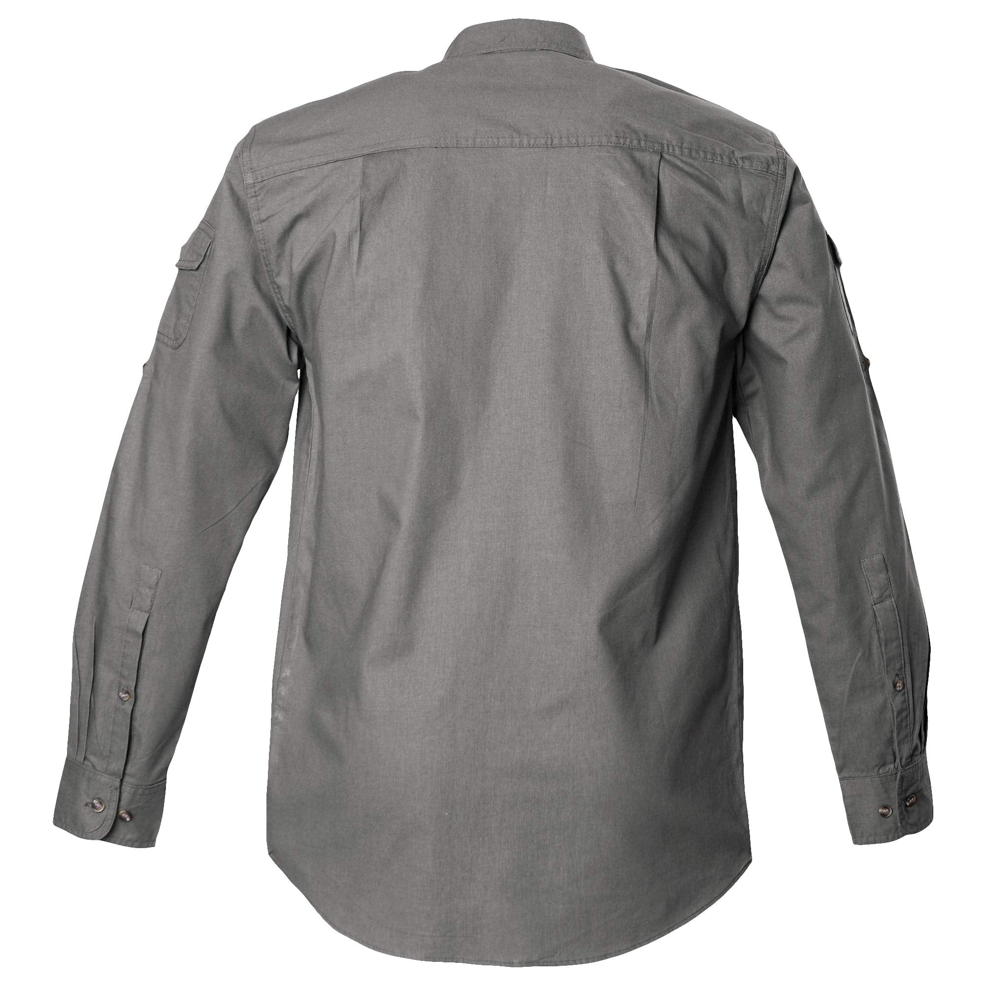 Shooter Shirt for Men with Embroidered Buffalo Logo - L/Sleeve