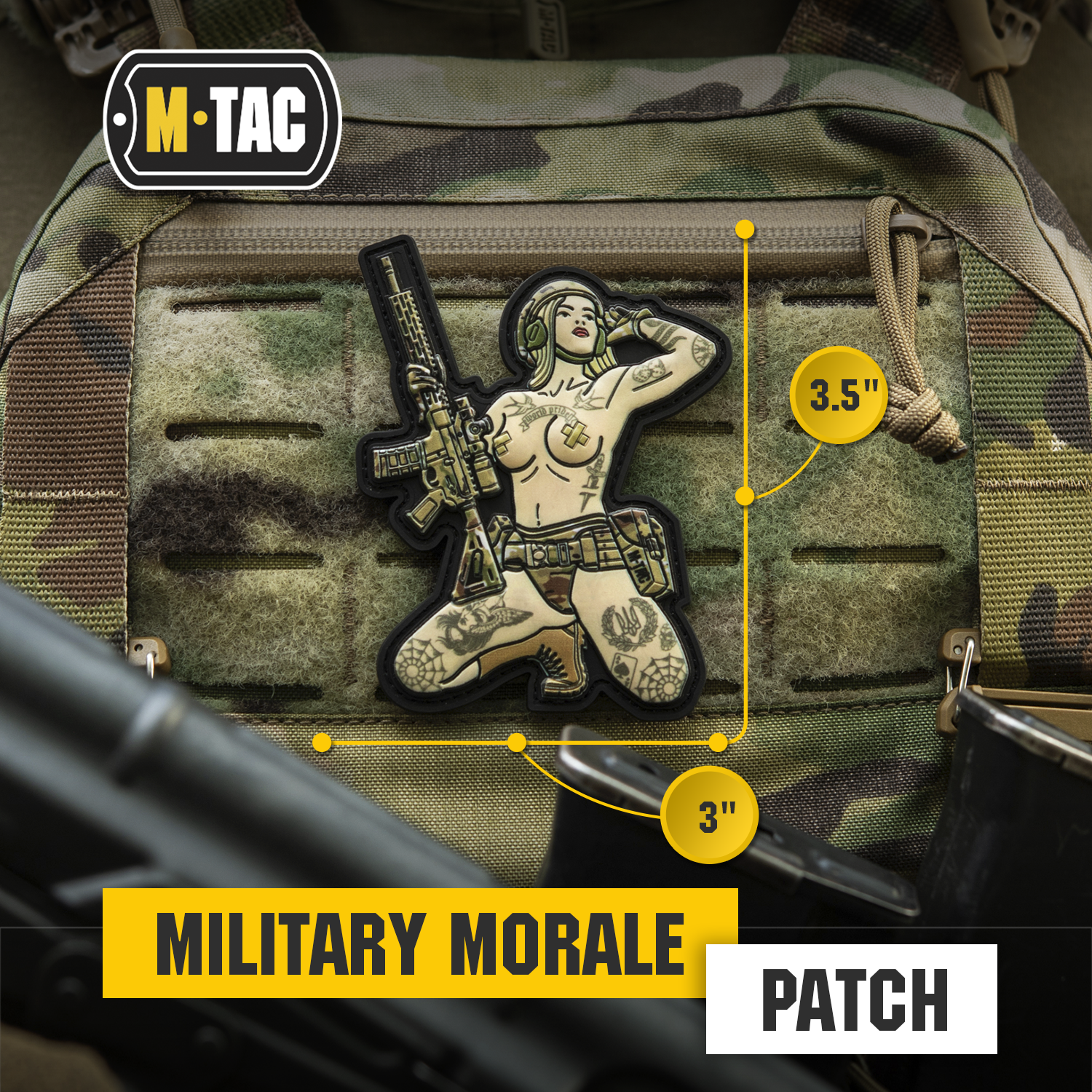 M-Tac Morale Patch Tactical Girl