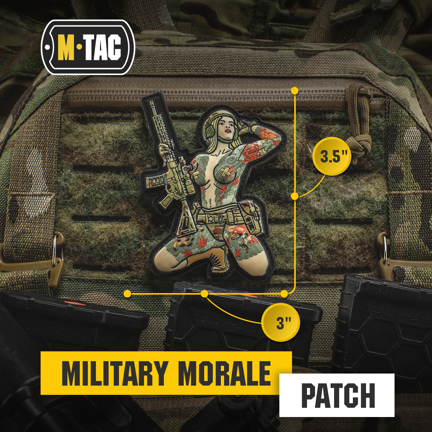 M-Tac Morale Patch Tactical Girl