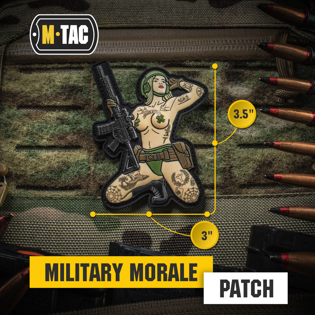M-Tac Morale Patch Tactical Girl