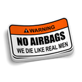 No Airbags Decal