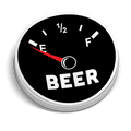 Beer Gauge Hard Hat Decal