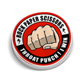 Throat Punch Hardhat Sticker