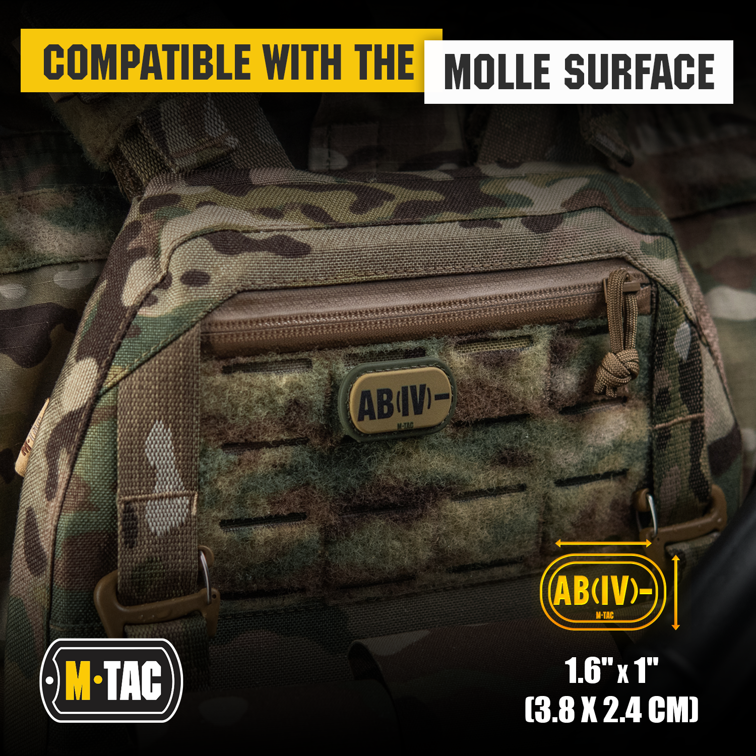M-Tac Molle Medical Patch Blood Group