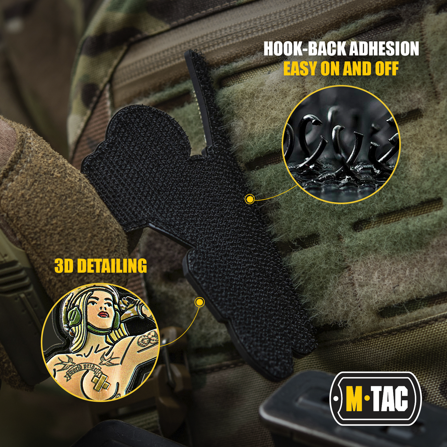 M-Tac Morale Patch Tactical Girl
