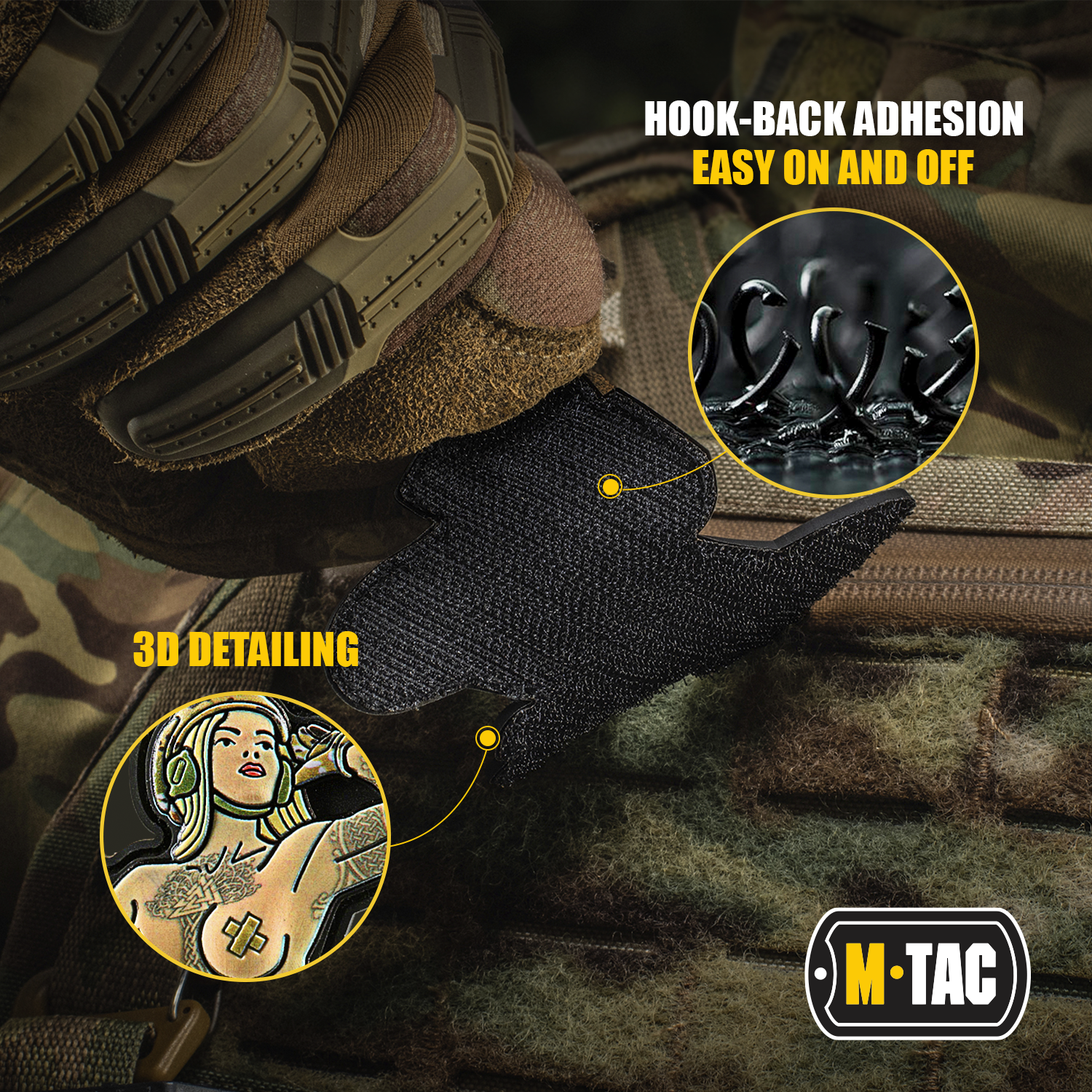 M-Tac Morale Patch Tactical Girl