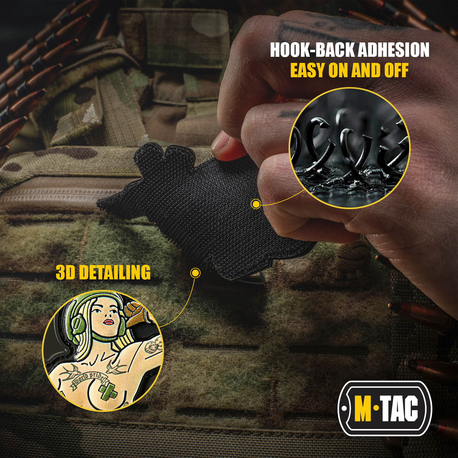 M-Tac Morale Patch Tactical Girl