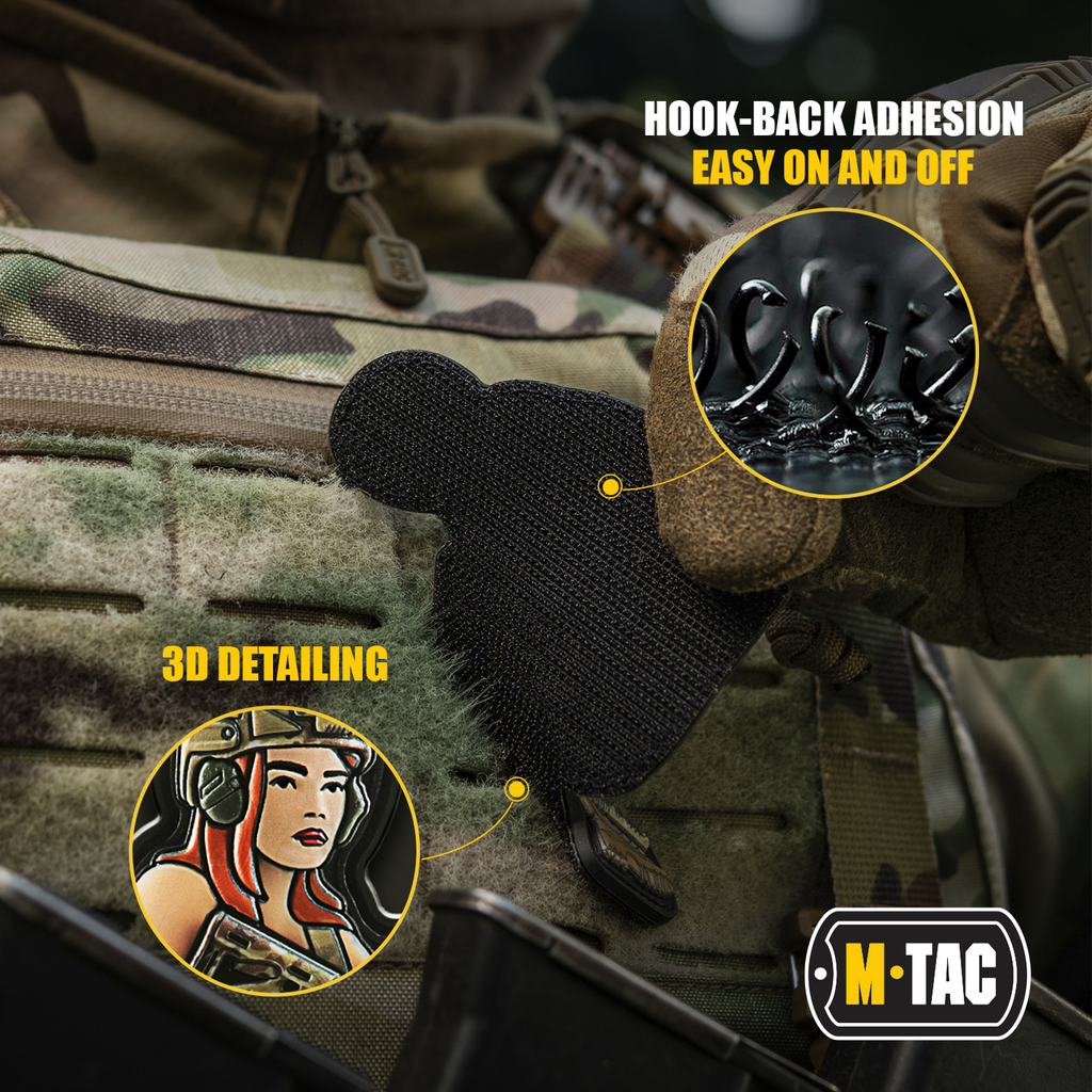 M-Tac Morale Patch Tactical Girl