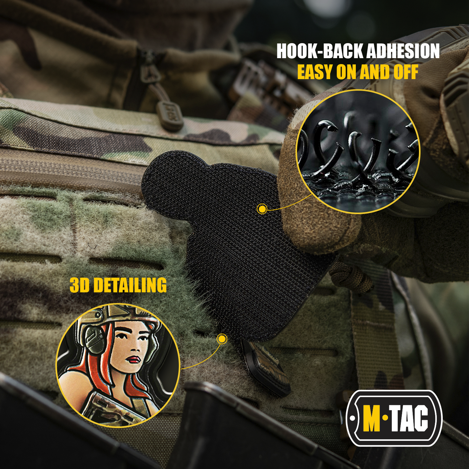 M-Tac Morale Patch Tactical Girl