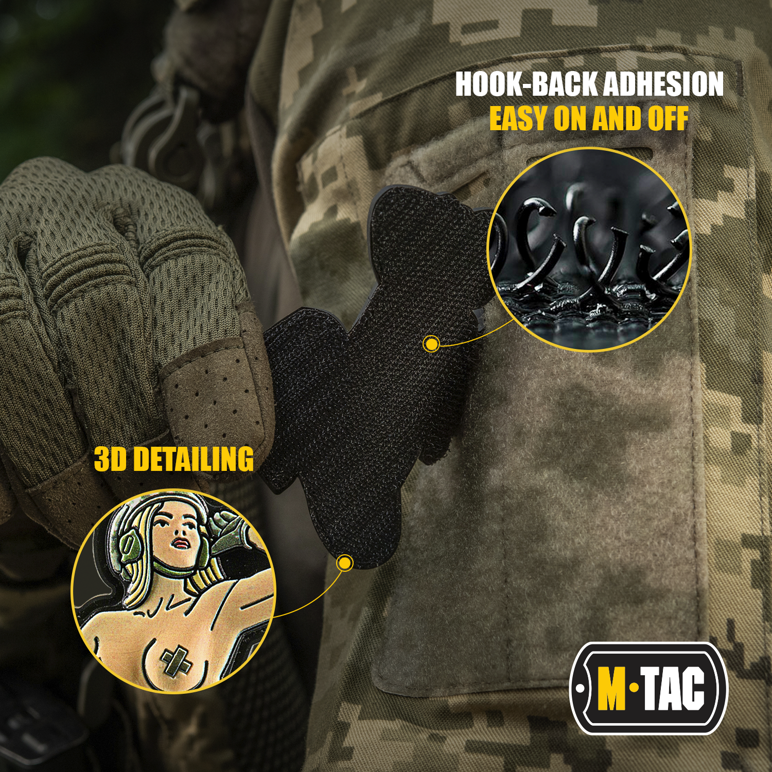 M-Tac Morale Patch Tactical Girl