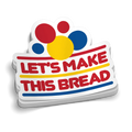 Make This Bread Hard Hat Decal