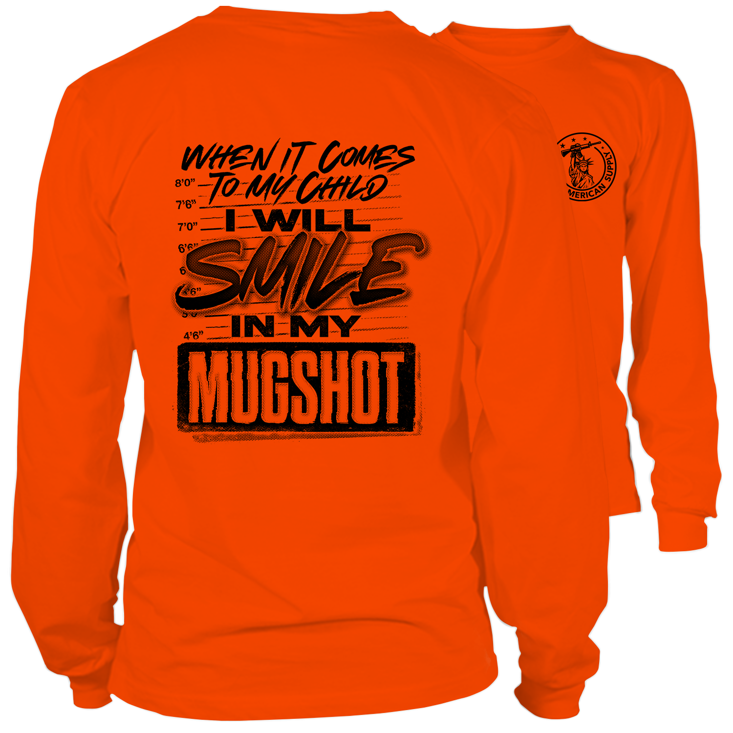 Mugshot - Long Sleeve Hi-Vis T-Shirt