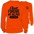 My Helper - Long Sleeve Hi-Vis Safety Orange Shirt