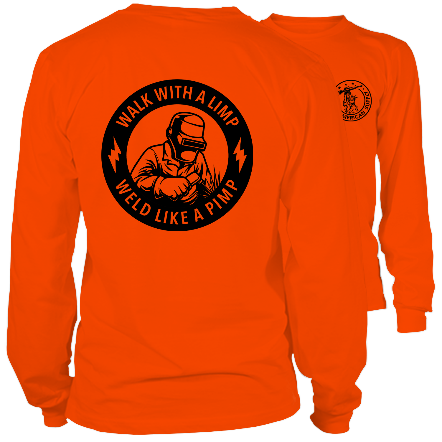 Pimp - Long Sleeve Hi-Vis T-Shirt