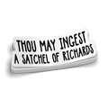 Satchel Of Richards Hard Hat Decal