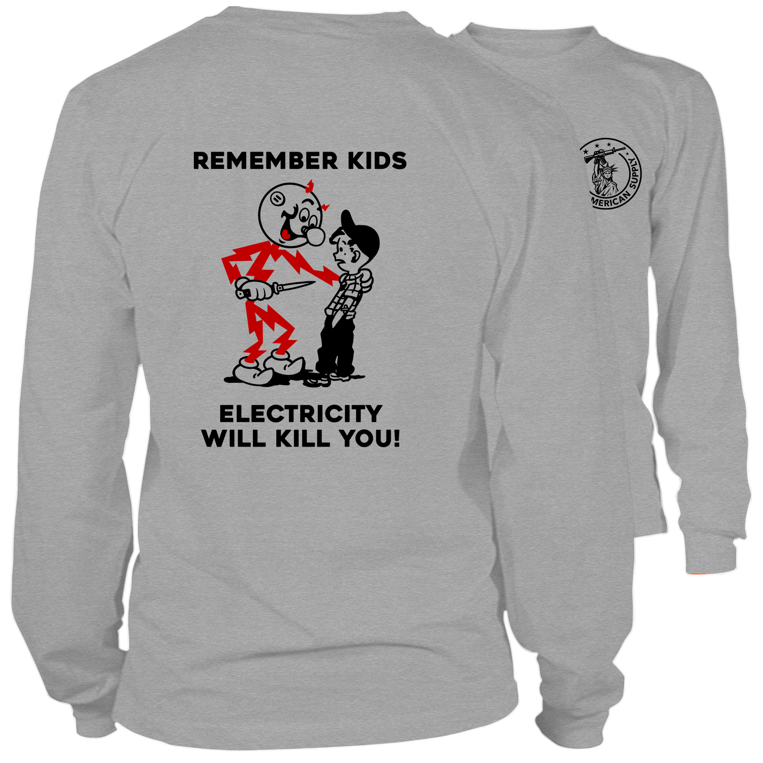 Remember Kids - Long Sleeve Hi-Vis T-Shirt