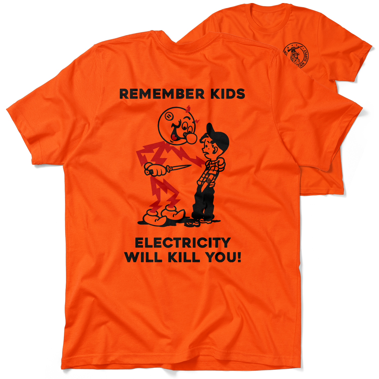 Remember Kids - Safety Yellow T-Shirt
