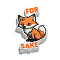 For Fox Sake Hard Hat Decal