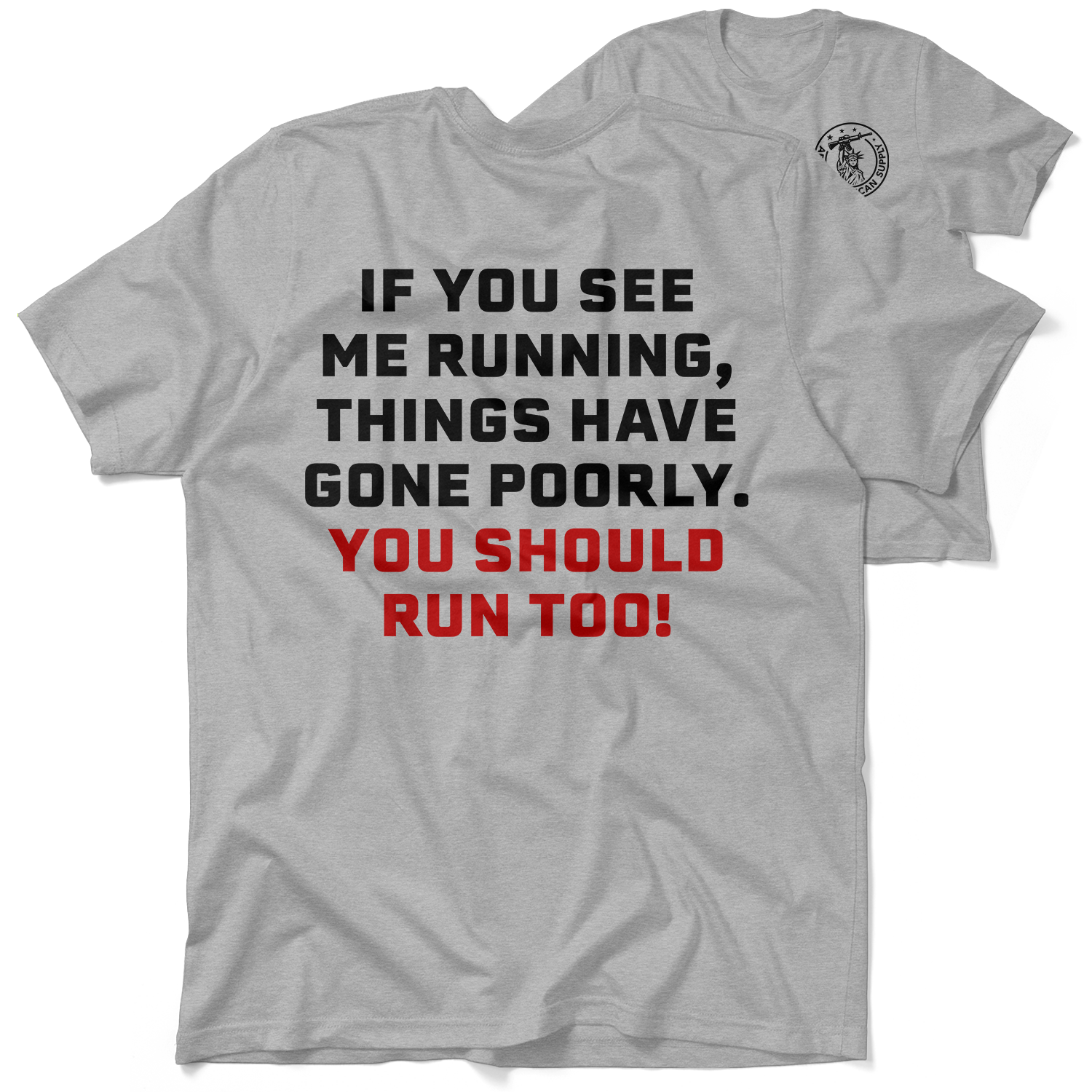 Run - Safety Yellow T-Shirt