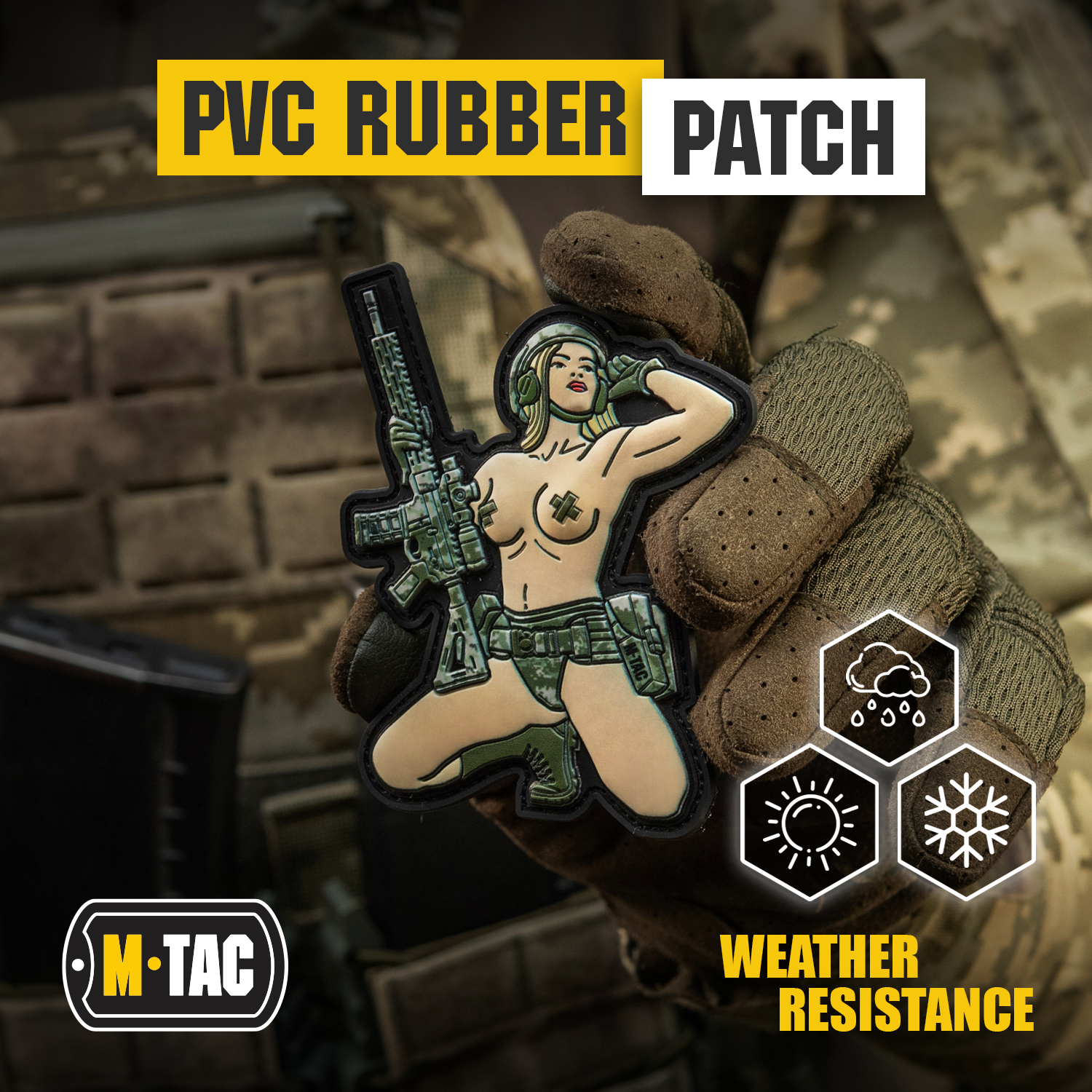 M-Tac Morale Patch Tactical Girl