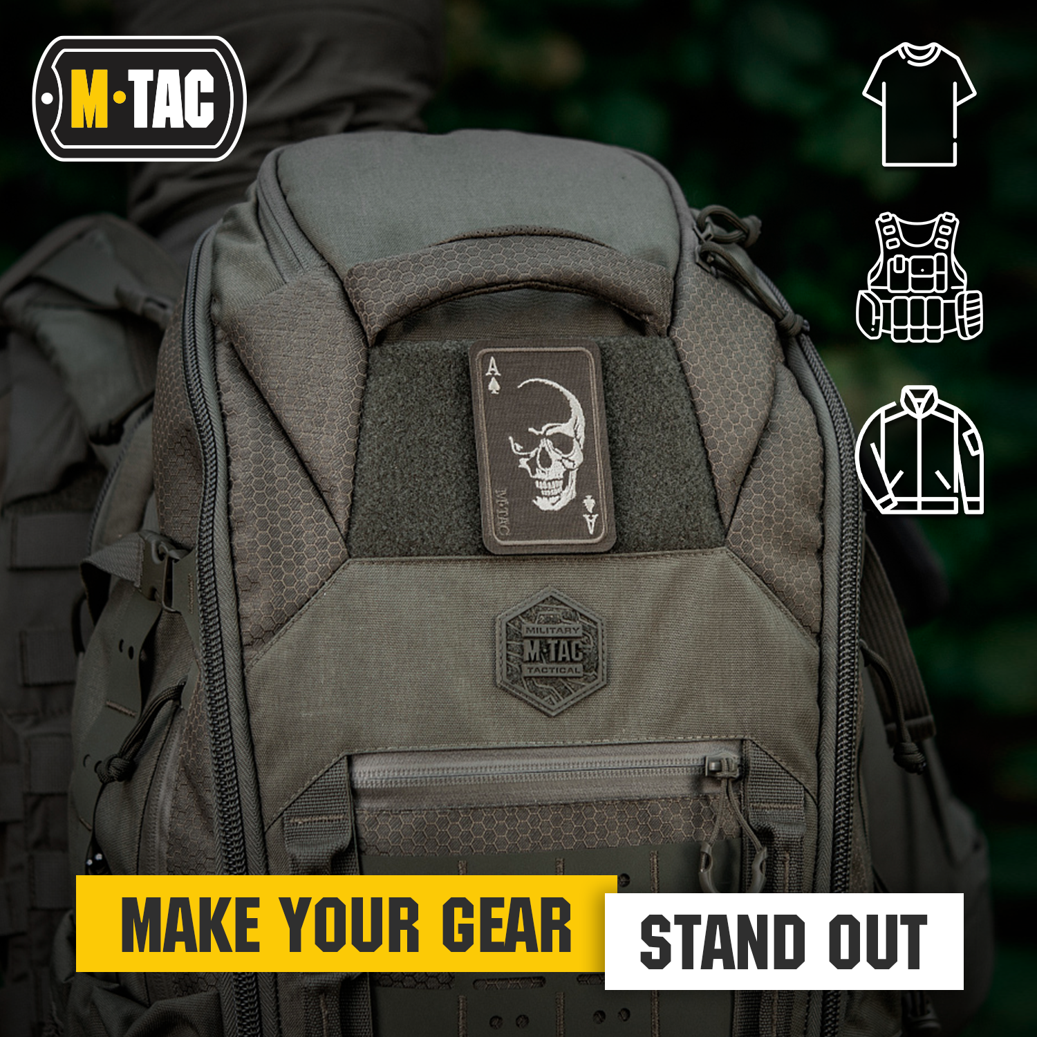 M-Tac Morale Patch Face of war