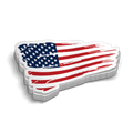 American flag Hard Hat Decal