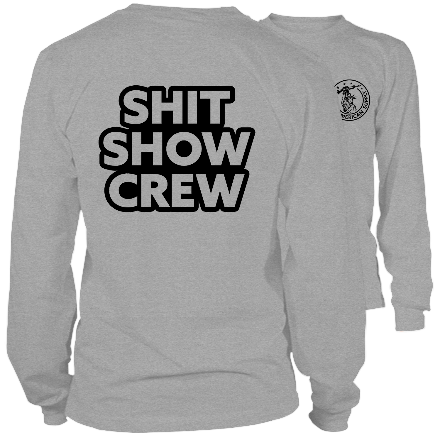 Shit Show Crew - Long Sleeve Hi-Vis T-Shirt