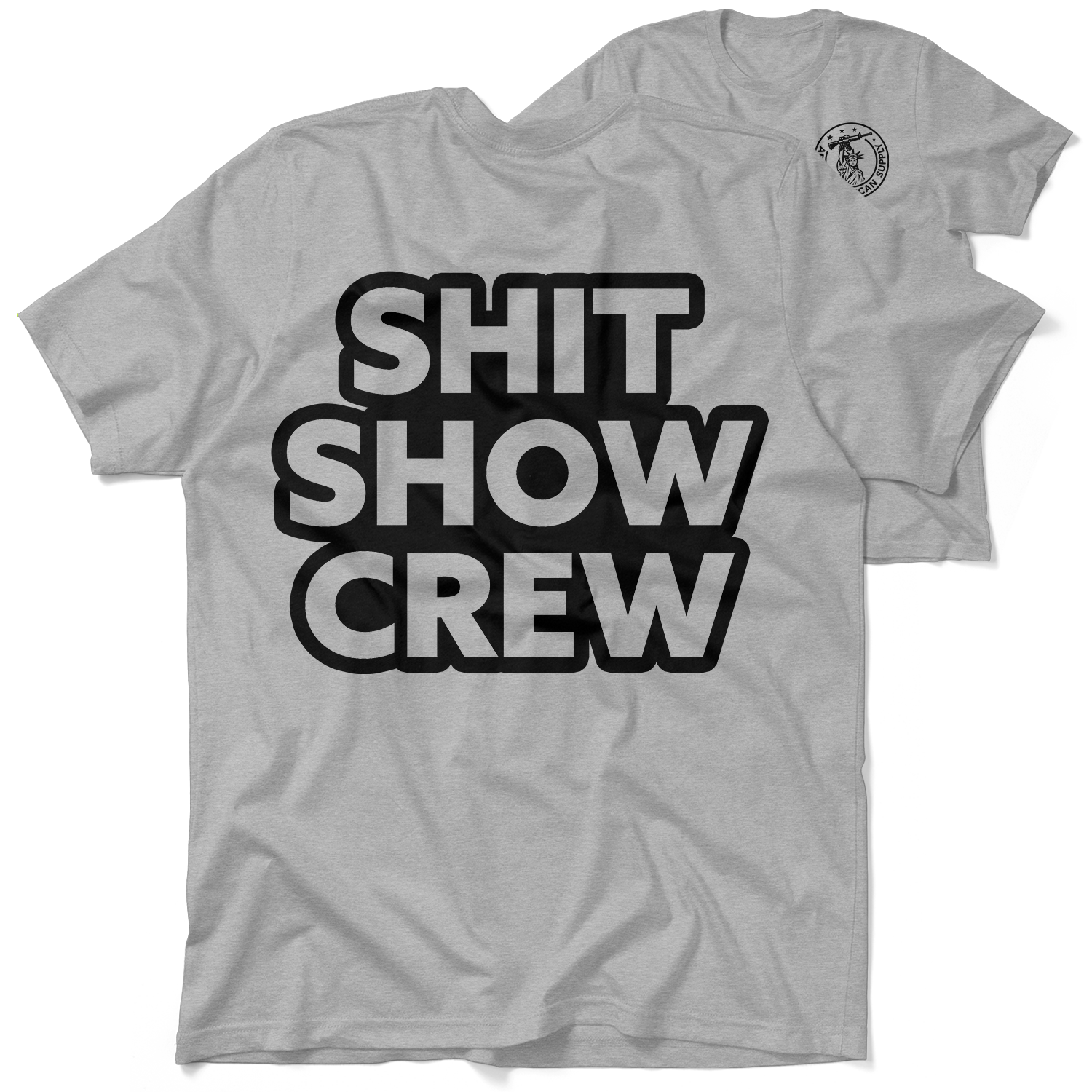 Shit Show Crew - Safety Yellow T-Shirt