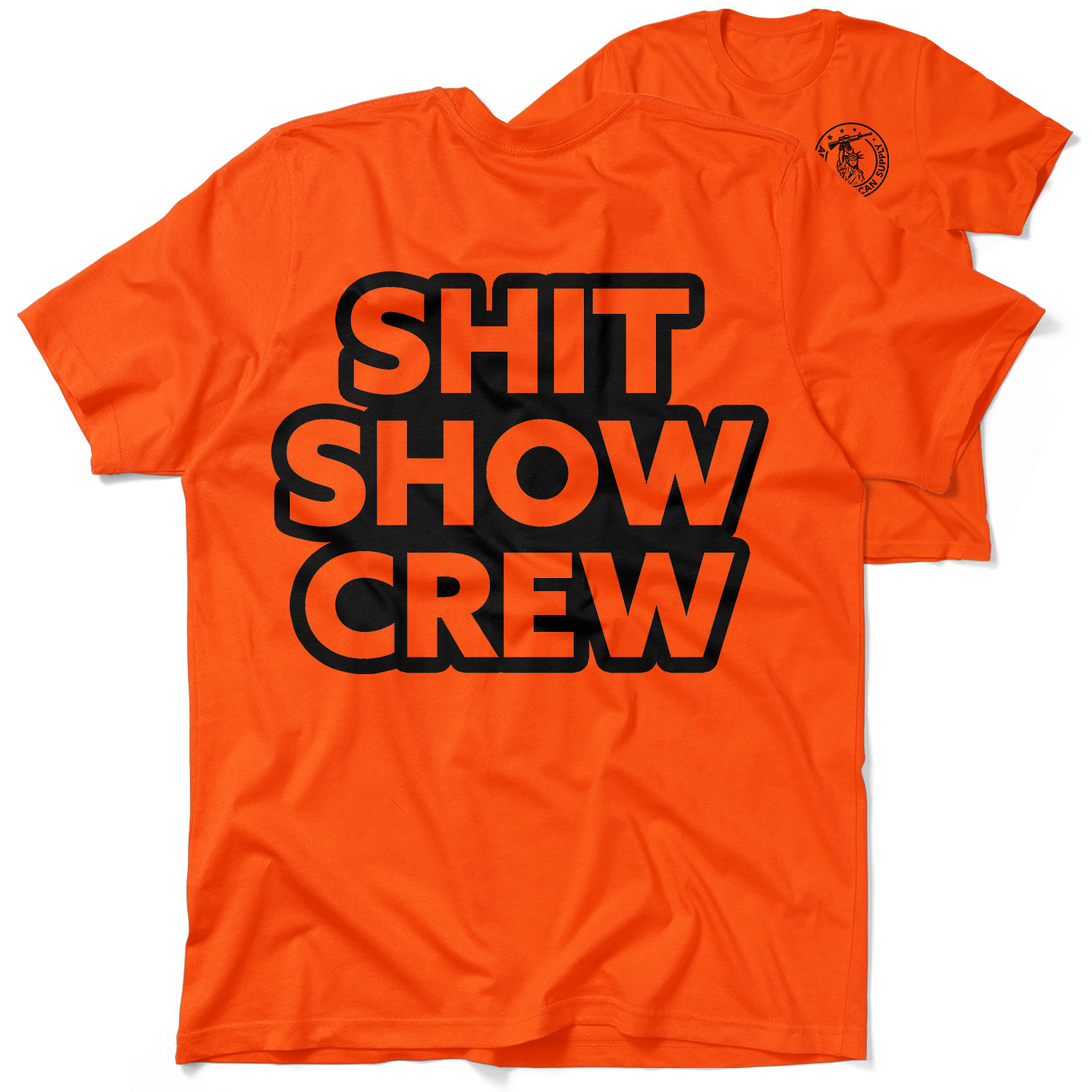Shit Show Crew - Safety Yellow T-Shirt
