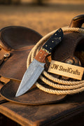 Duskline Tracker Blade 8" Handmade Damascus Two-Tone Handle