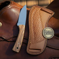 Wildcat Drop Point Skinner with Natural Wood Handle