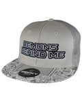 Gray Bandana Bill Snapback
