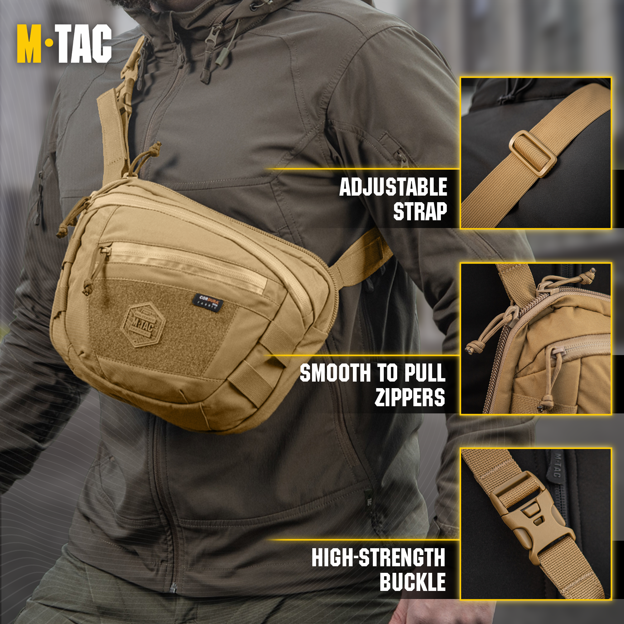 M-Tac Elite Sphaera Large Bag GenII with Loop Panel