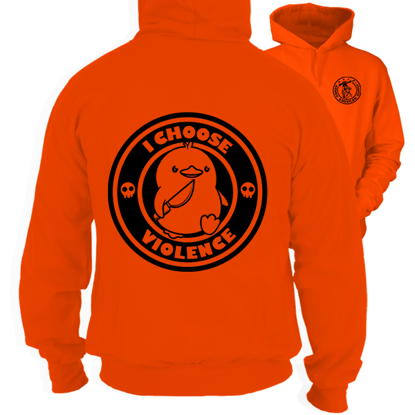 Violence- Safety Yellow Hi-Vis Hoodie