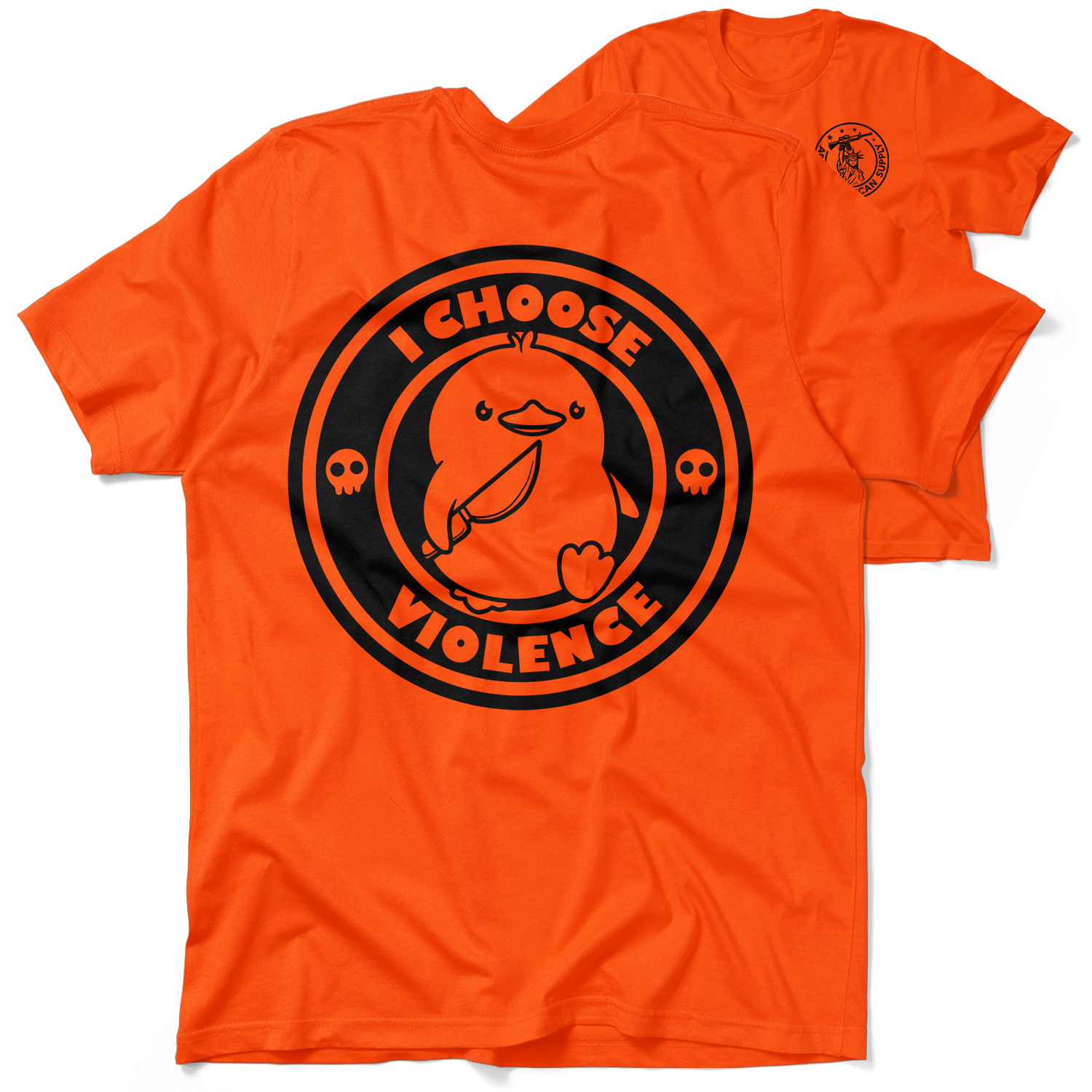 Violence - Safety Yellow T-Shirt